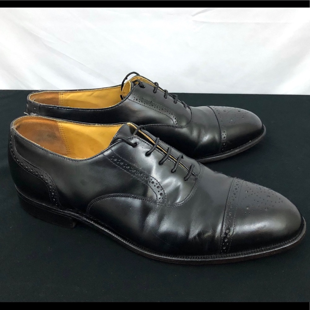 Johnston Murphy Profile Dress Shoes Black Oxford 9